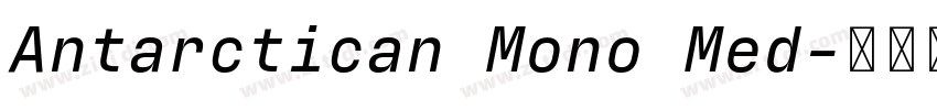 Antarctican Mono Med字体转换 Antarctican Mono Med字体转换